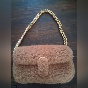 THE TEDDY J MARC MINI CAMEL BAG IN BEIGE